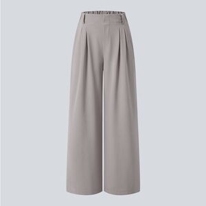 HALARA High Waisted Wide Leg Waffle Work Pants